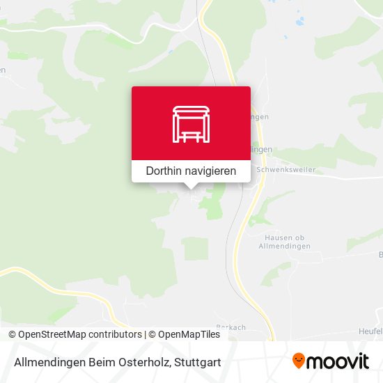 Allmendingen Beim Osterholz Karte