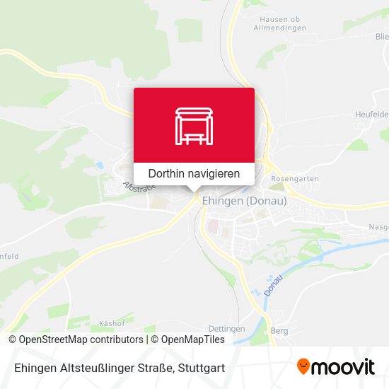 Ehingen Altsteußlinger Straße Karte