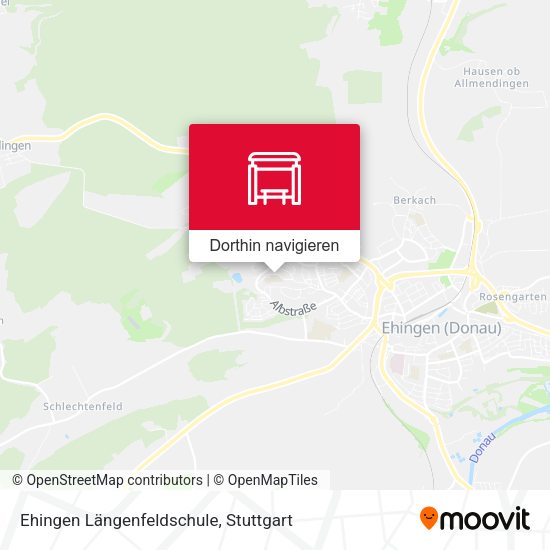 Ehingen Längenfeldschule Karte