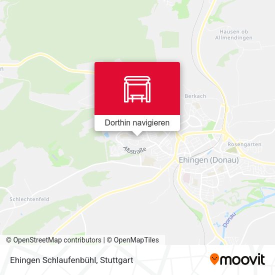 Ehingen Schlaufenbühl Karte