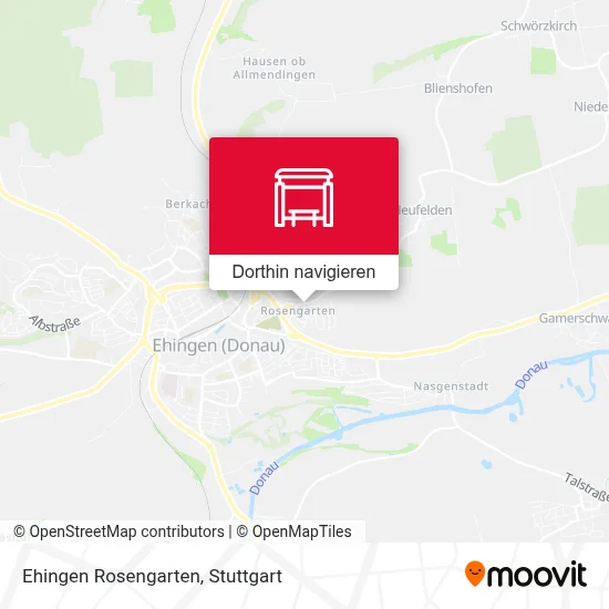 Ehingen Rosengarten Karte