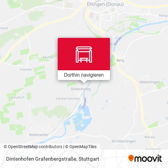 Dintenhofen Grafenbergstraße Karte