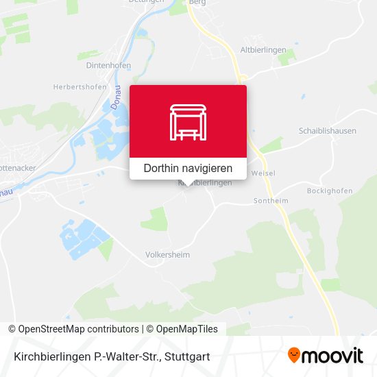Kirchbierlingen P.-Walter-Str. Karte