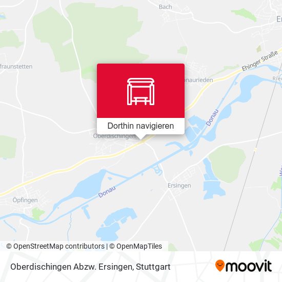 Oberdischingen Abzw. Ersingen Karte