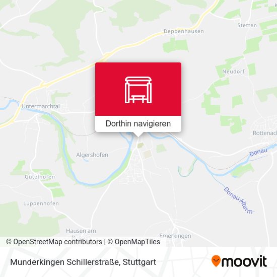Munderkingen Schillerstraße Karte