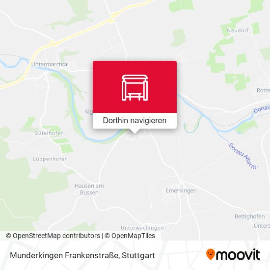 Munderkingen Frankenstraße Karte