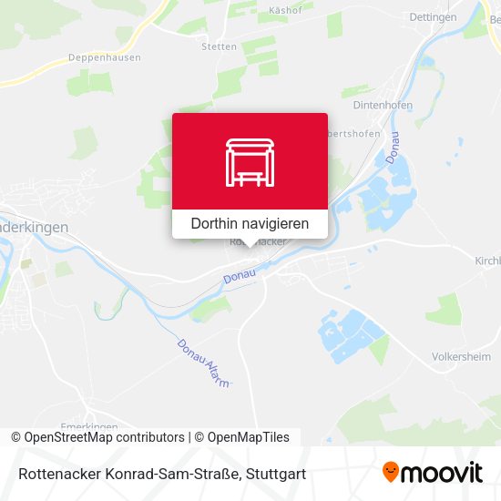 Rottenacker Konrad-Sam-Straße Karte