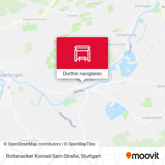 Rottenacker Konrad-Sam-Straße Karte