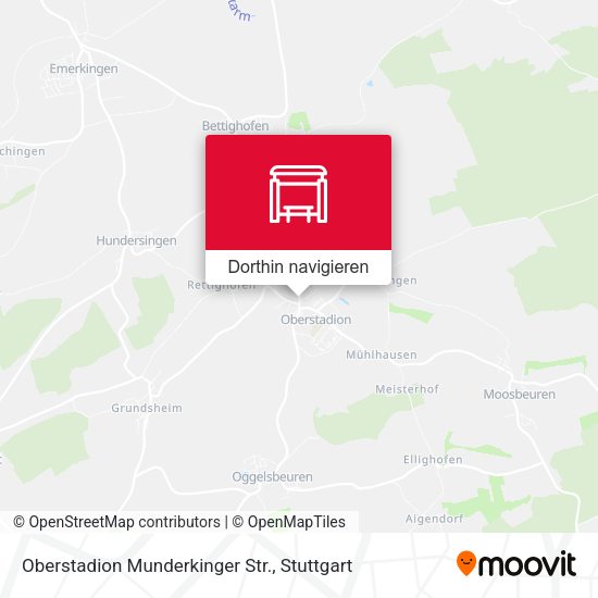 Oberstadion Munderkinger Str. Karte