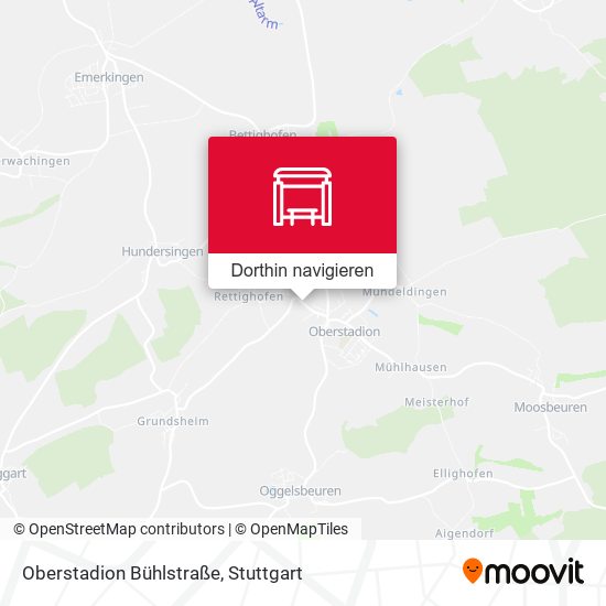 Oberstadion Bühlstraße Karte