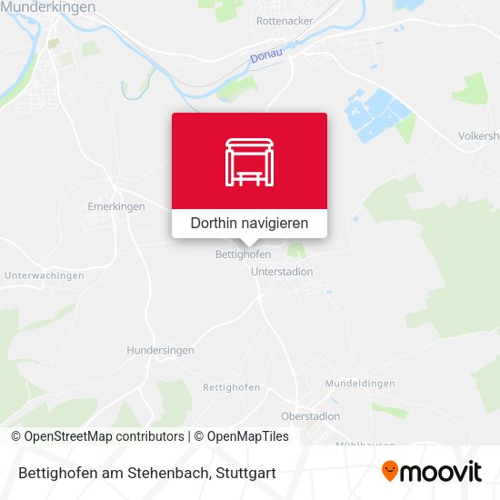 Bettighofen am Stehenbach Karte