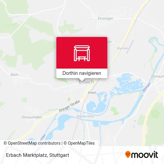 Erbach Marktplatz Karte