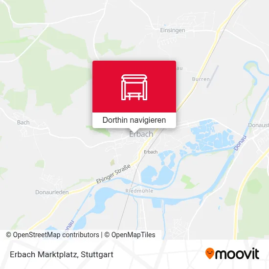 Erbach Marktplatz Karte