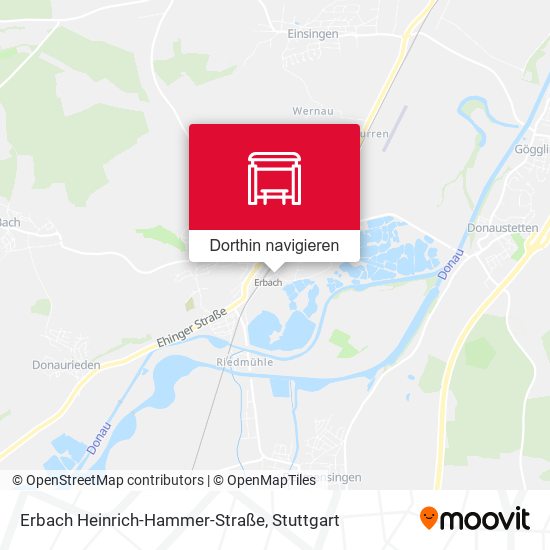 Erbach Heinrich-Hammer-Straße Karte