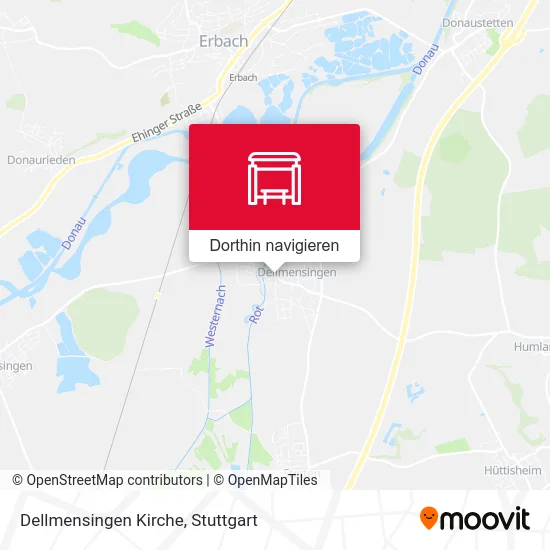 Dellmensingen Kirche Karte