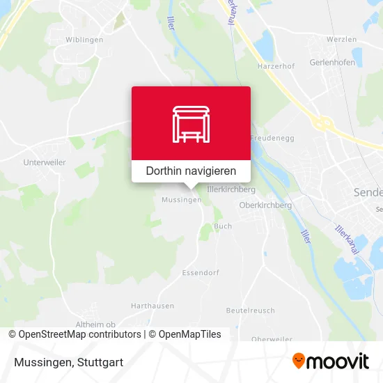 Mussingen Karte