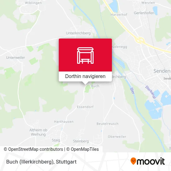 Buch (Illerkirchberg) Karte
