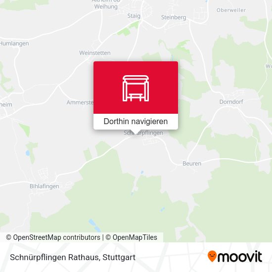 Schnürpflingen Rathaus Karte