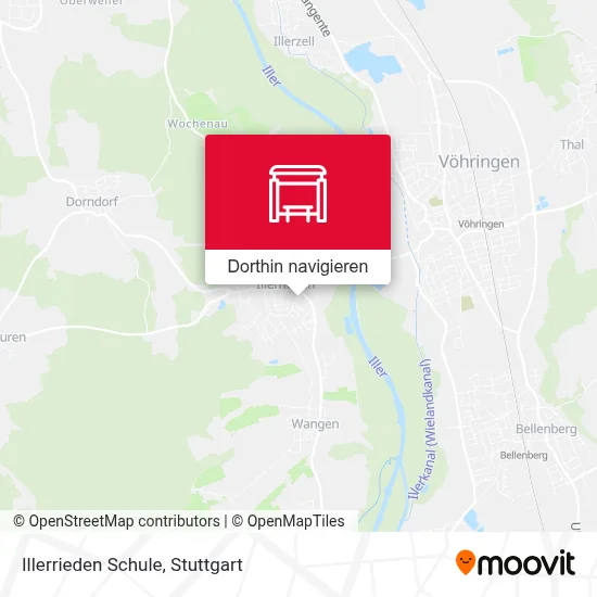 Illerrieden Schule Karte