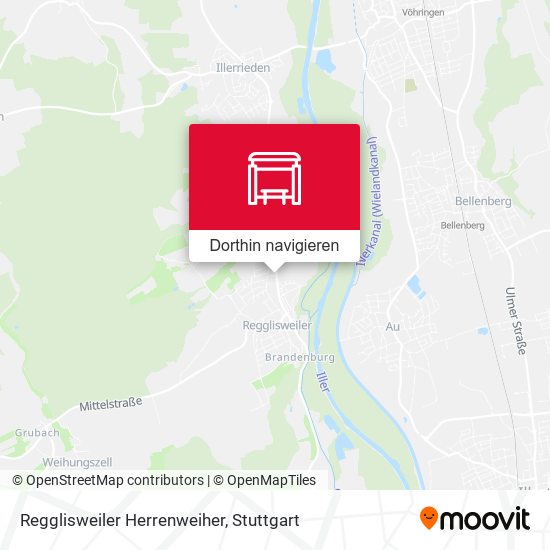 Regglisweiler Herrenweiher Karte