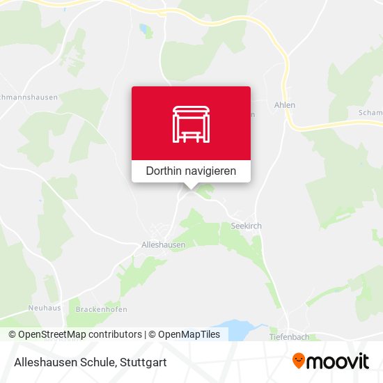 Alleshausen Schule Karte