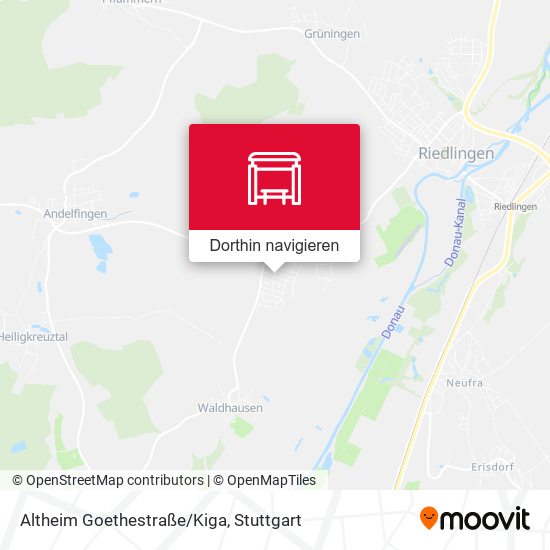 Altheim Goethestraße/Kiga Karte