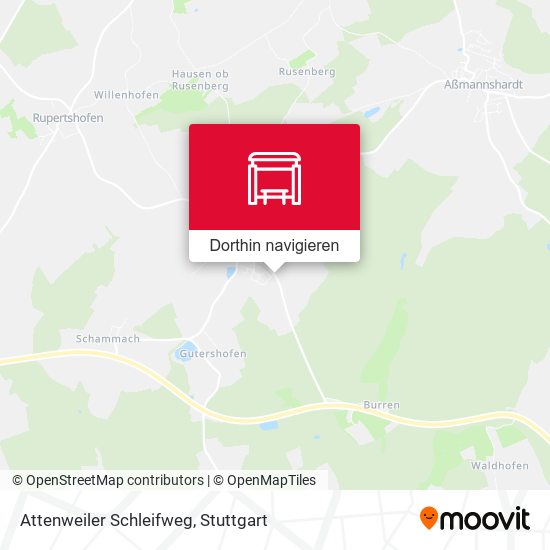 Attenweiler Schleifweg Karte