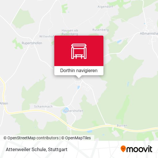 Attenweiler Schule Karte