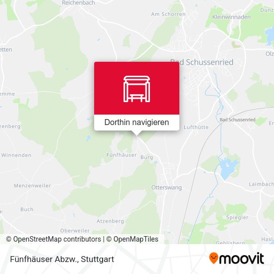 Fünfhäuser Abzw. Karte