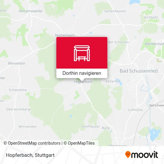 Hopferbach Karte