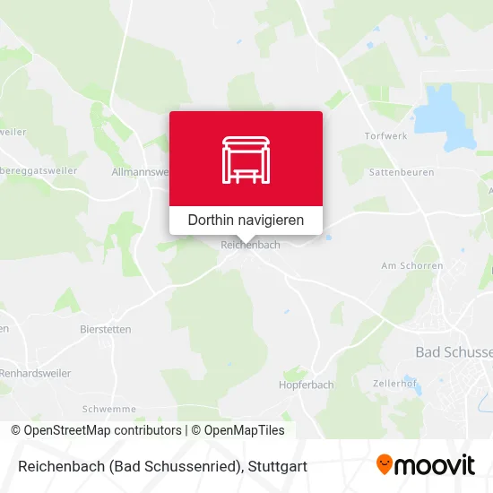 Reichenbach (Bad Schussenried) Karte