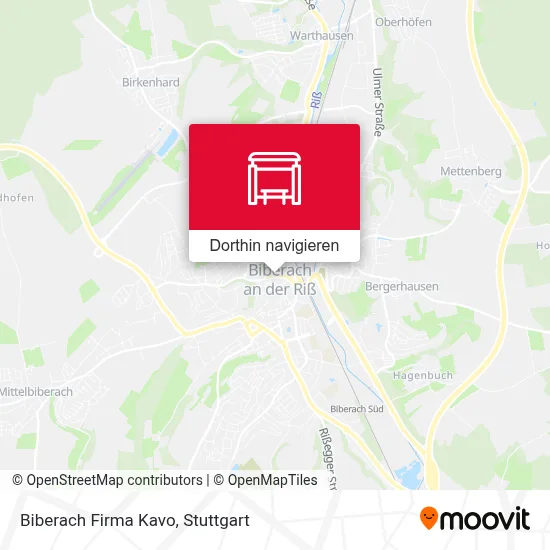 Biberach Firma Kavo Karte
