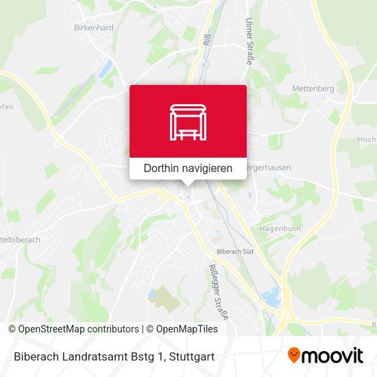 Biberach Landratsamt Bstg 1 Karte