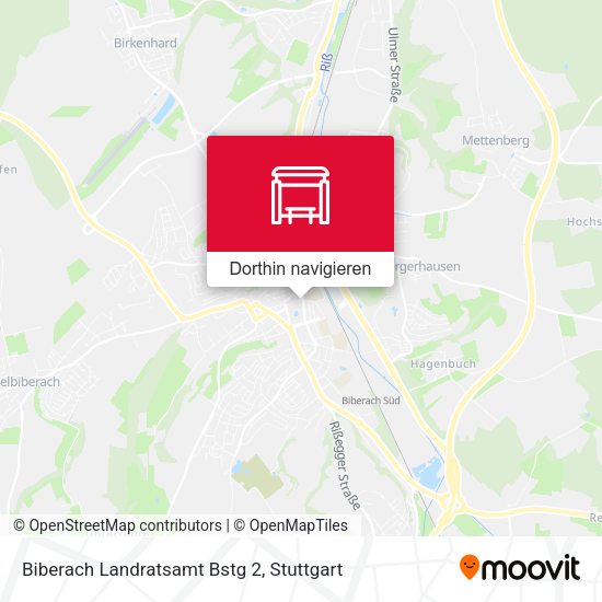 Biberach Landratsamt Bstg 2 Karte