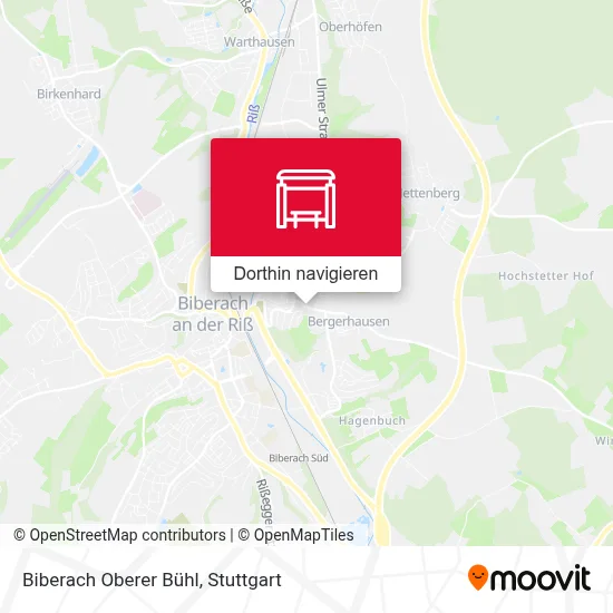 Biberach Oberer Bühl Karte
