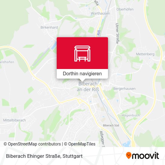 Biberach Ehinger Straße Karte