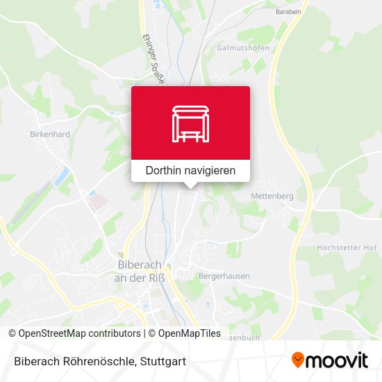 Biberach Röhrenöschle Karte