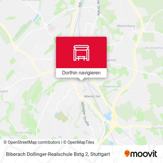 Biberach Dollinger-Realschule Bstg 2 Karte