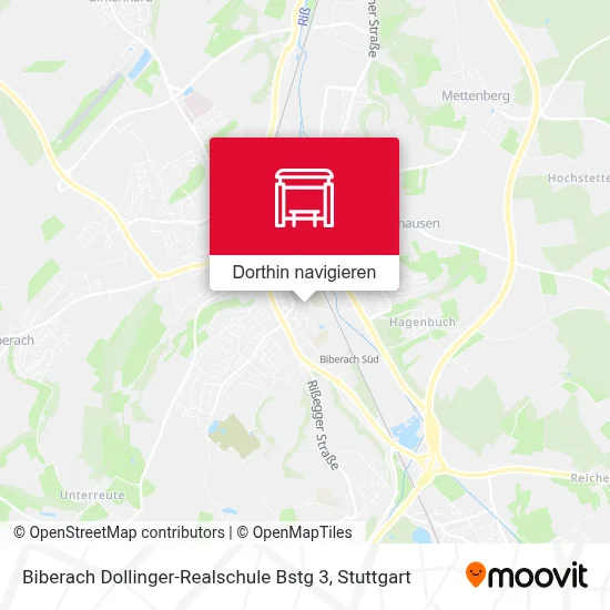 Biberach Dollinger-Realschule Bstg 3 Karte