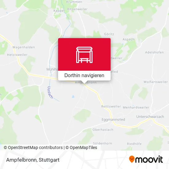 Ampfelbronn Karte