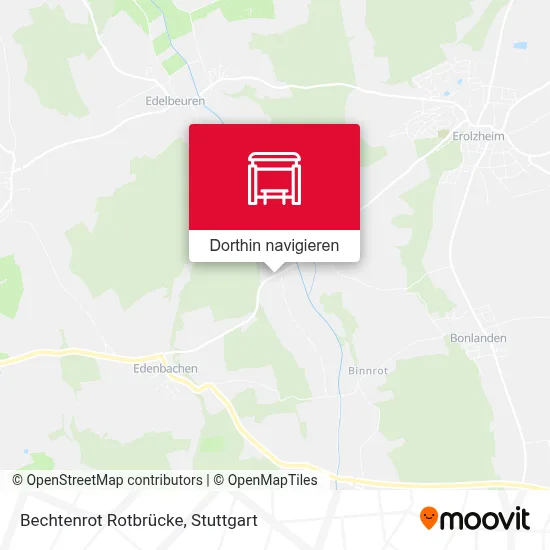 Bechtenrot Rotbrücke Karte