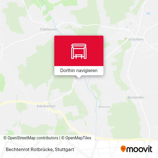 Bechtenrot Rotbrücke Karte