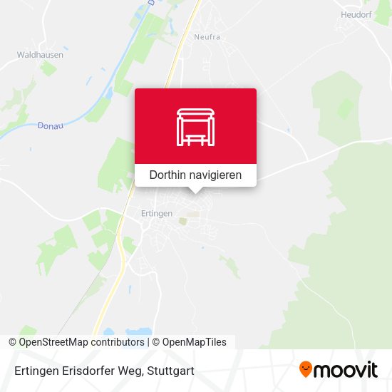 Ertingen Erisdorfer Weg Karte