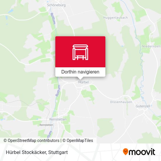 Hürbel Stockäcker Karte