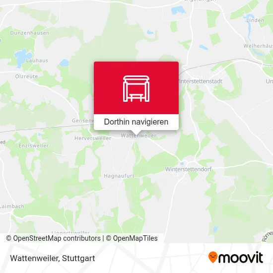 Wattenweiler Karte