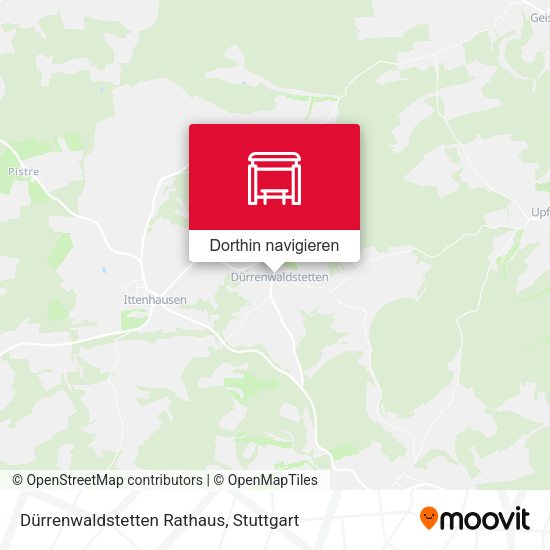 Dürrenwaldstetten Rathaus Karte