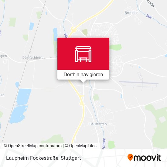 Laupheim Fockestraße Karte