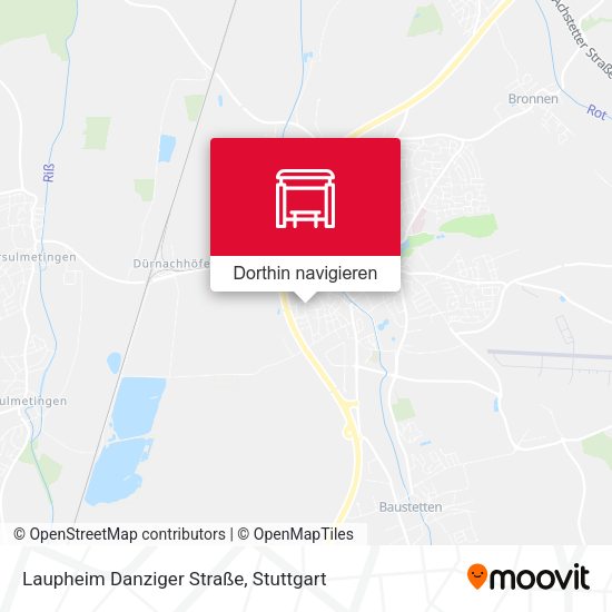 Laupheim Danziger Straße Karte