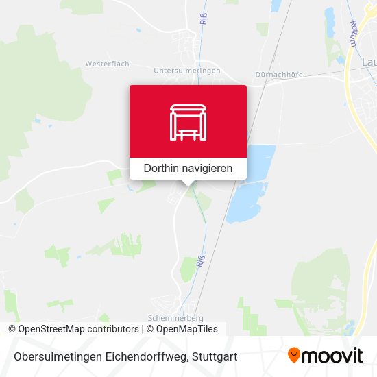 Obersulmetingen Eichendorffweg Karte