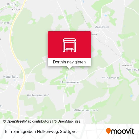 Ellmannsgraben Nelkenweg Karte